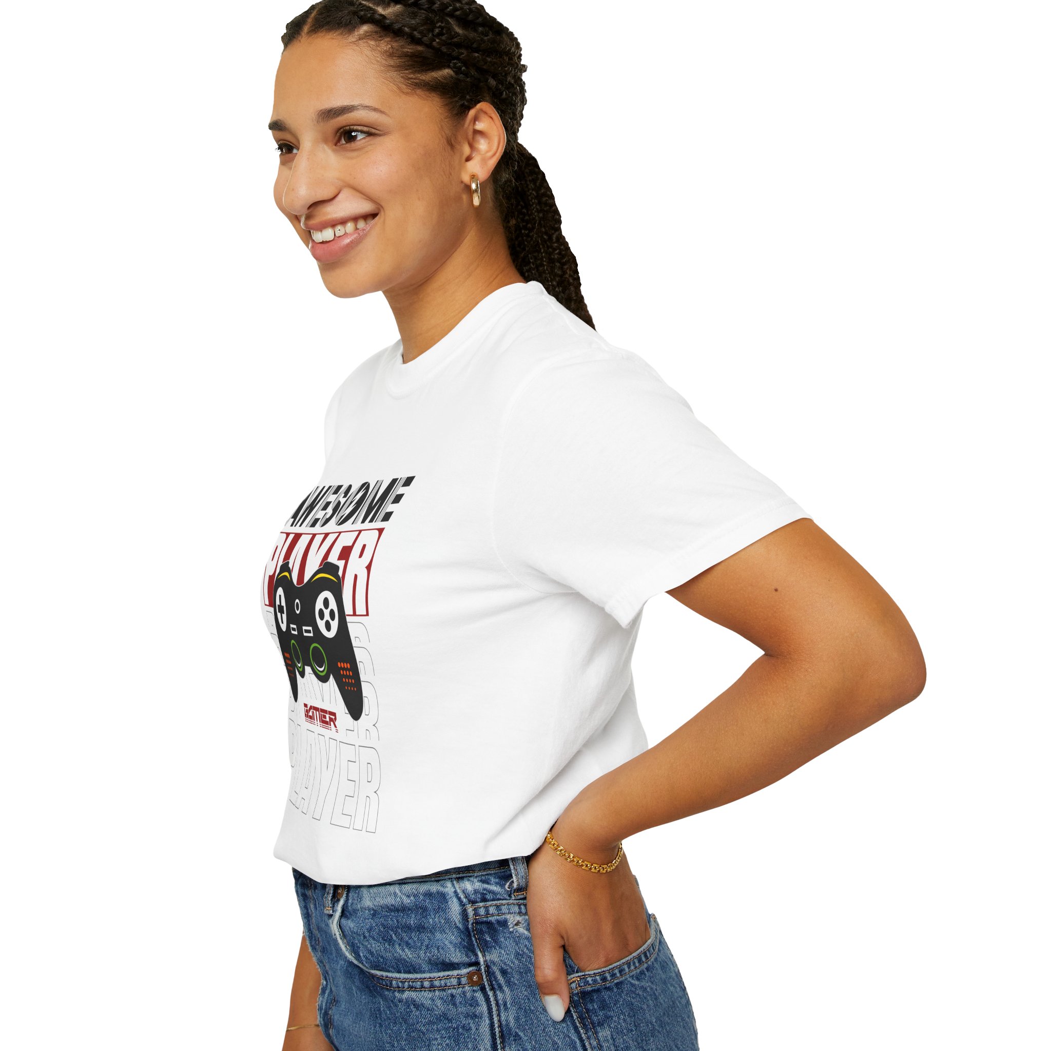 Gamer T-Shirt with Cool Controller Design, Awesome Player Tee, Unisex Video Game Shirt, Perfect Gift for Gamers, Casual Wear - Image 5
