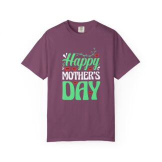 Happy Mother’s Day Festive Floral T-Shirt – Cute Love Graphic Tee for Moms, Perfect Gift Giving & Celebration Wear.
