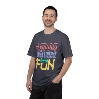 Bold Inspirational T-Shirt: Embrace Creativity - Creativity Is Intelligence Having Fun Unisex Tee - Image 34