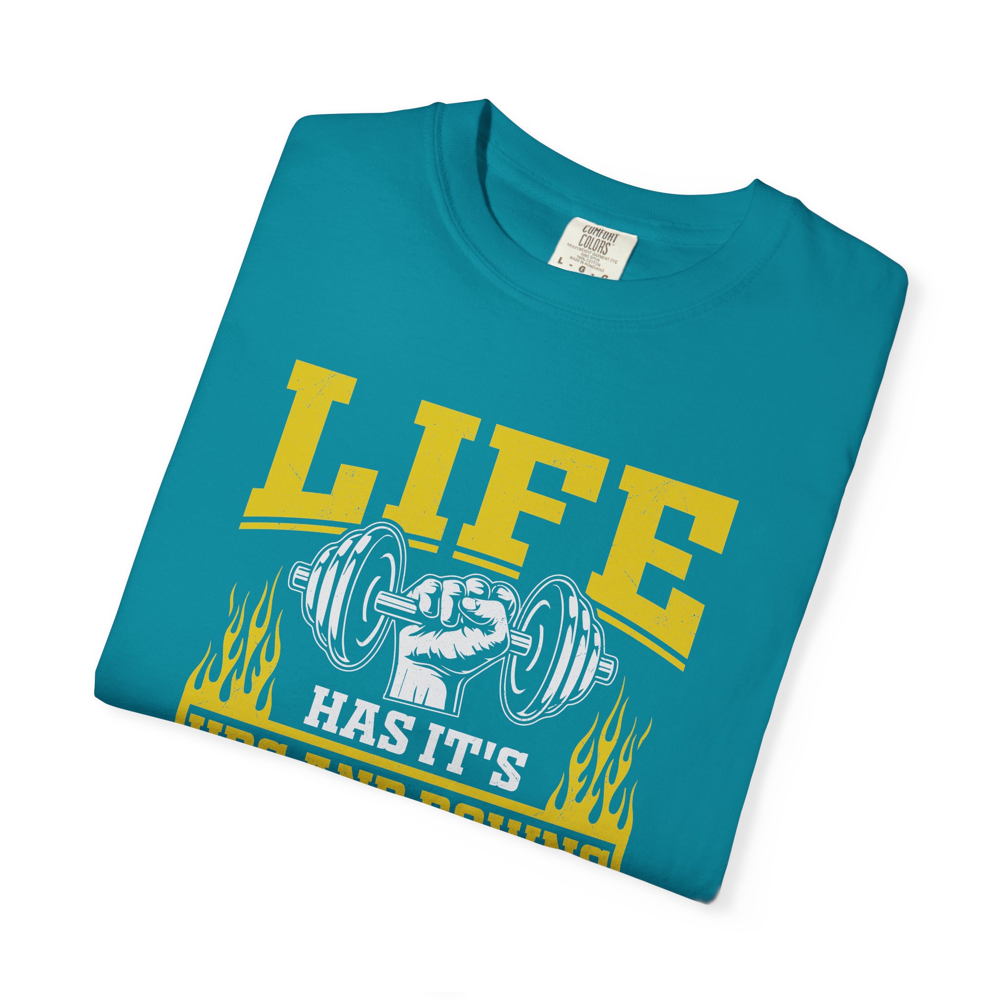 b2 - 6.10 - Life Has Its Ups and Downs I Call Them Squats T-Shirt – Funny Gym Graphic Tee for Fitness Humor & Leg Day Motivation. - Image 31