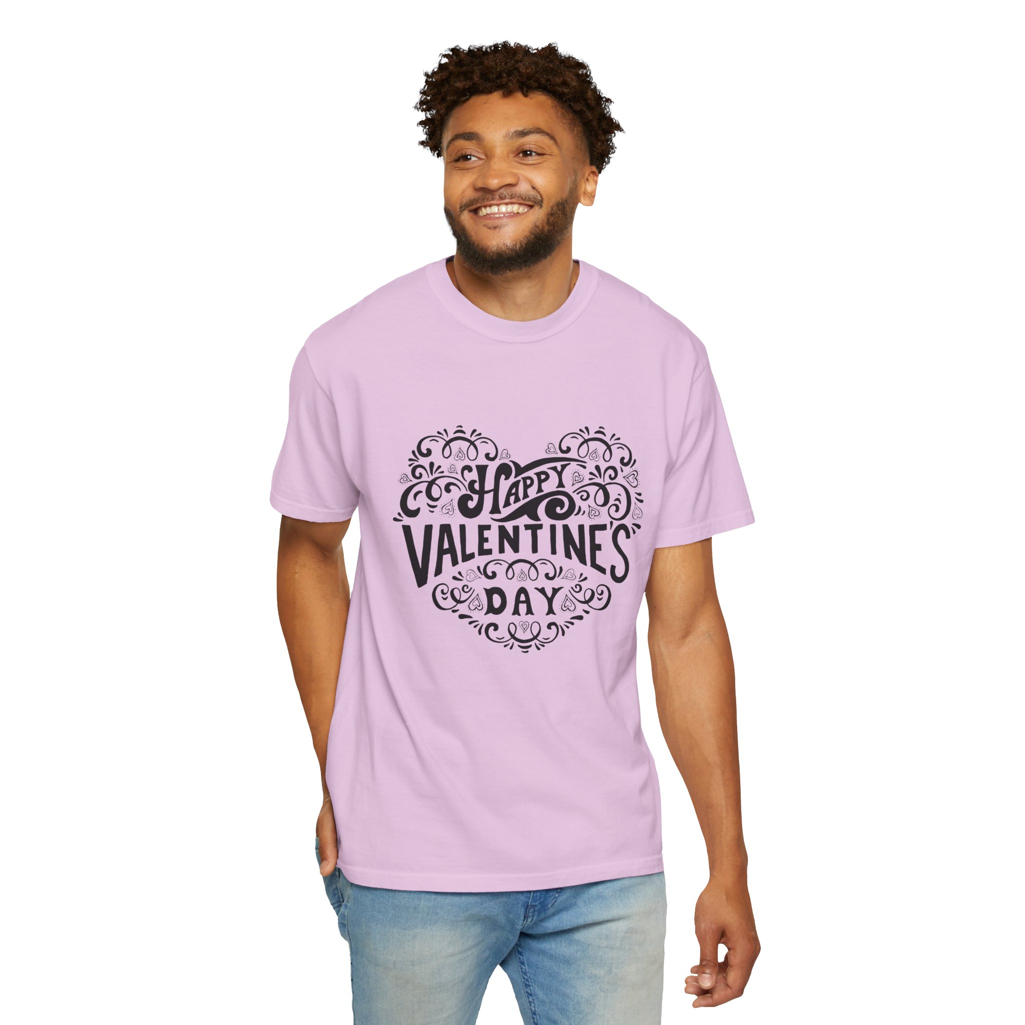 Valentine's Day Tee, Happy Valentine's Day Shirt, Unisex Love T-Shirt, Gift for Him/Her, Cute Couple Shirt - Image 46
