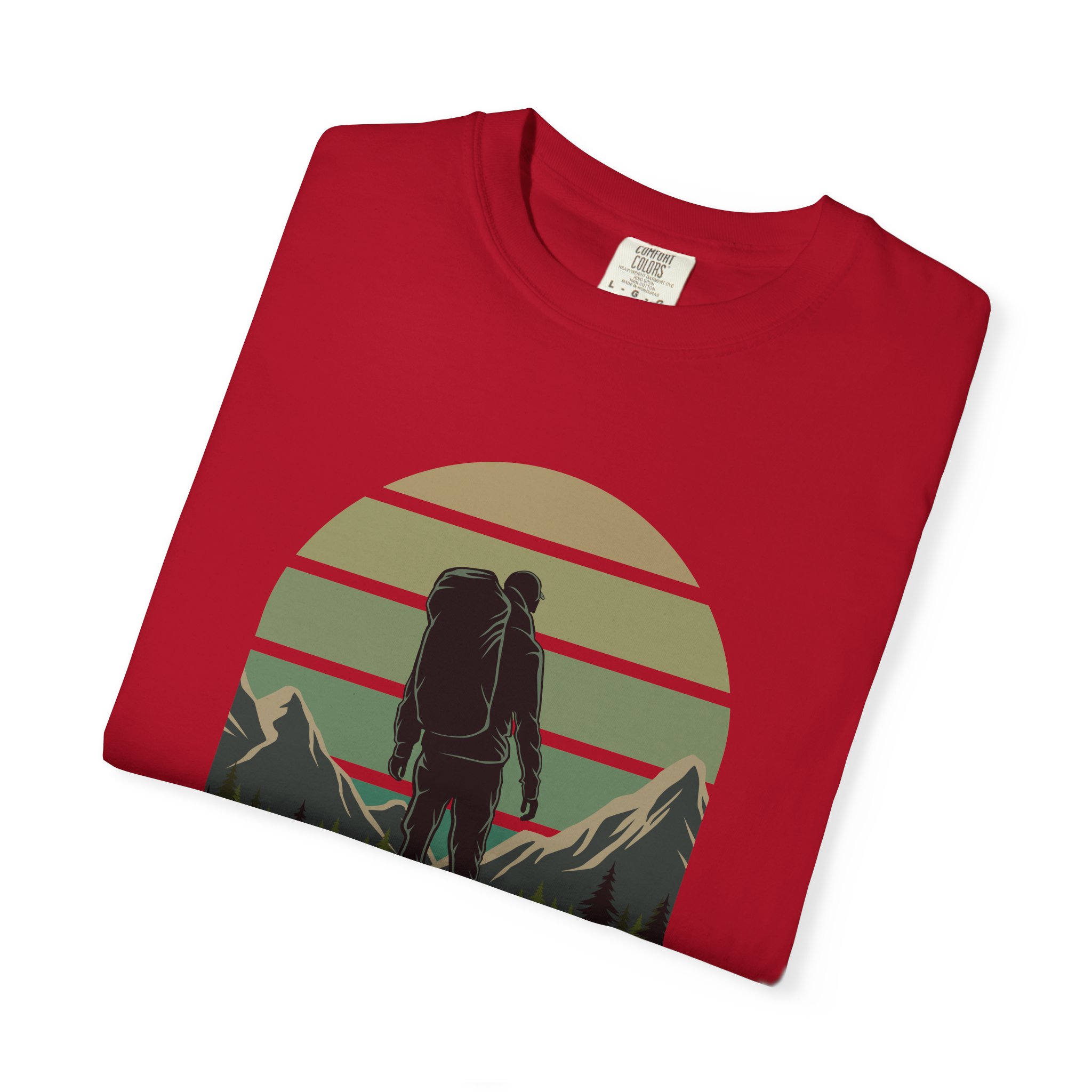 Adventure Mountain Hike T-Shirt | Unisex Garment-Dyed Tee | Nature Lover Gift | Outdoor Adventure Apparel | Hiking Outfit. - Image 55