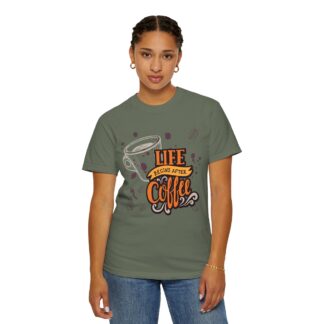 Coffee drinkers t-shirt – Life Begins After Coffee - Image 12