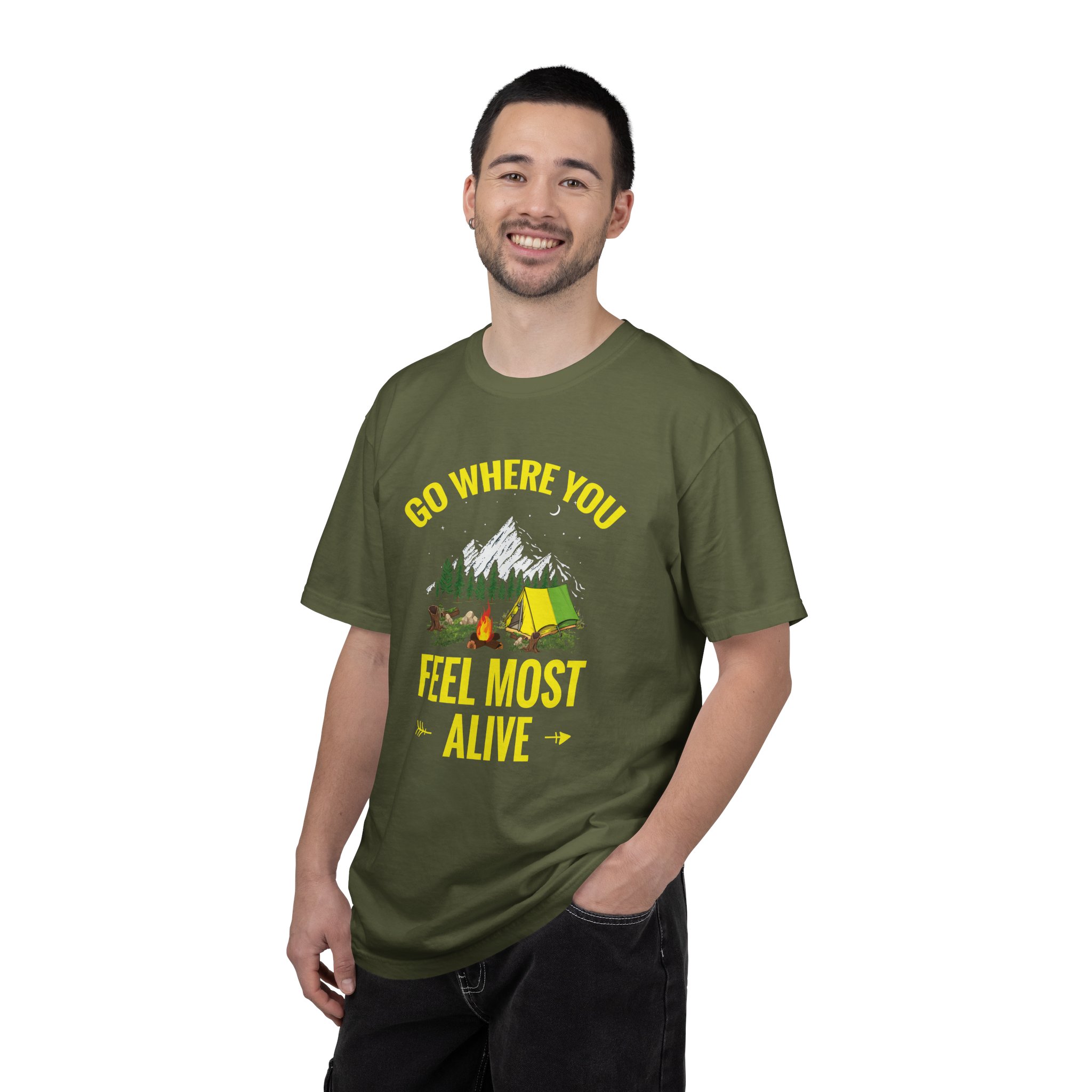 Adventure-Inspired T-Shirt | Outdoor Lovers Gift, Camping Apparel, Nature Tee, Eco-Friendly Fashion, Unisex Casual Wear. - Image 10