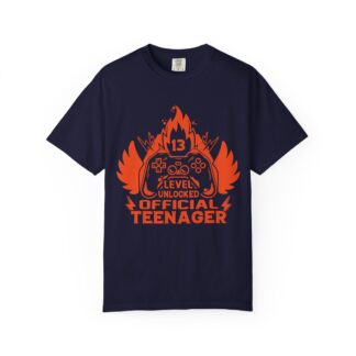 Teen Gamer Tshirt - Official Birthday Tee - Level Unlocked Official Teenager Unisex Tee – 13th Birthday Gamer Graphic Tee for Teens, Fun Celebration & Gaming Vibes. - Image 33