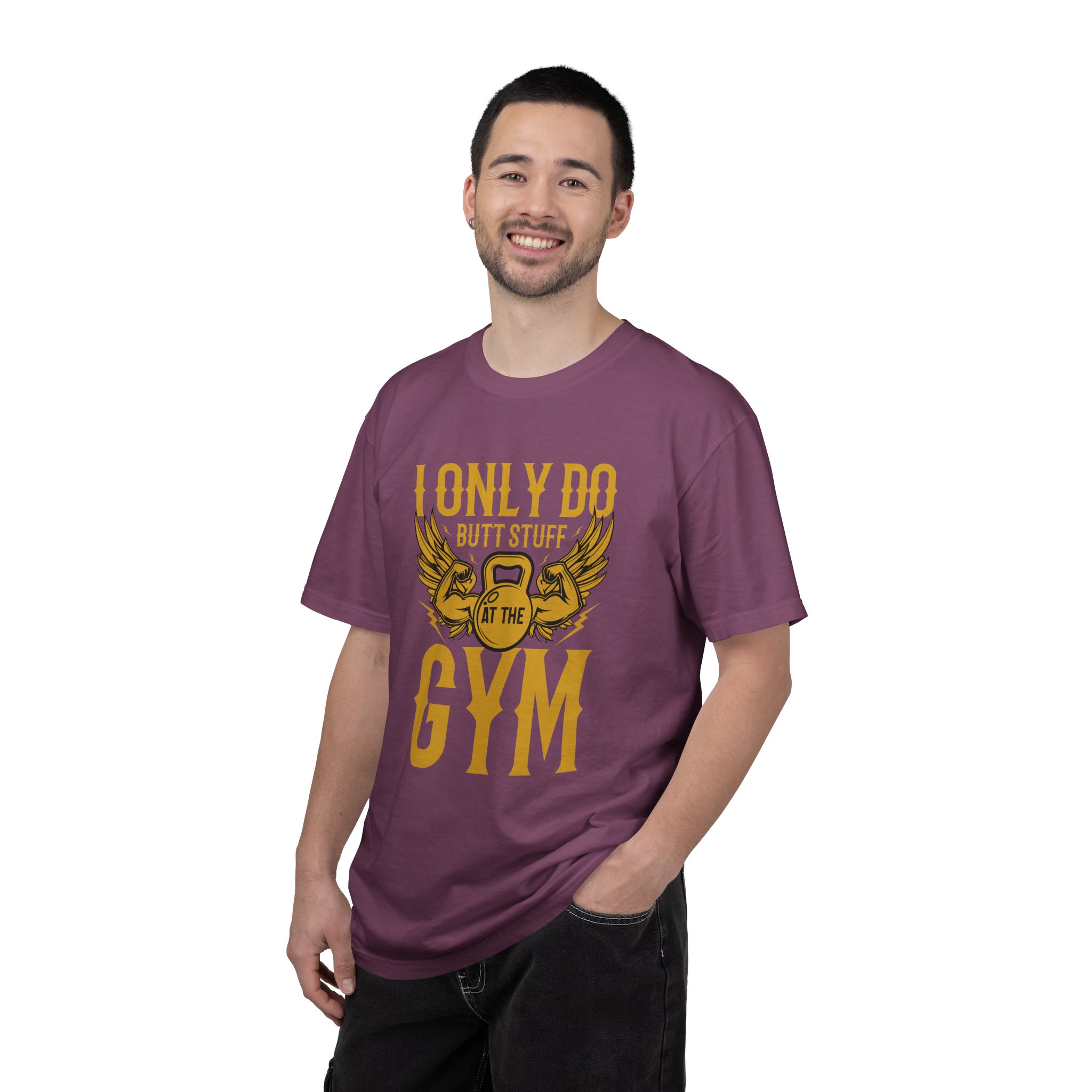 b2 - 6.7 - I Only Do Butt Stuff at the Gym T-Shirt – Funny Fitness Graphic Tee for Humor, Gym Lovers & Bold Workout Vibes. - Image 42