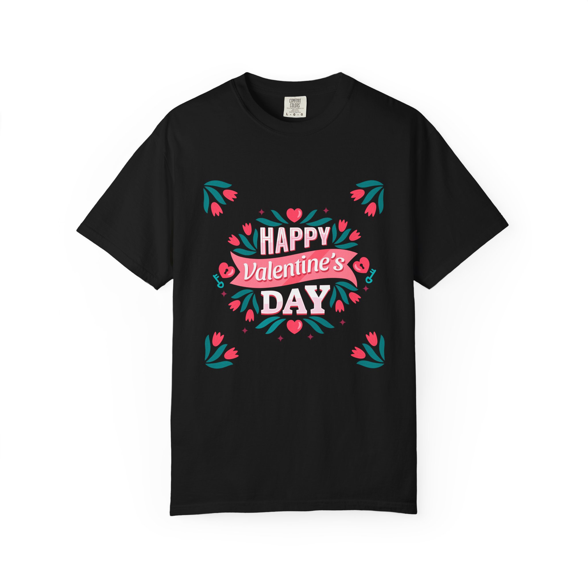 Unisex Valentine’s Day T-shirt, Cute Floral Graphic Tee, Gift for Him or Her, Casual Wear, Trendy Love Shirt. - Image 25