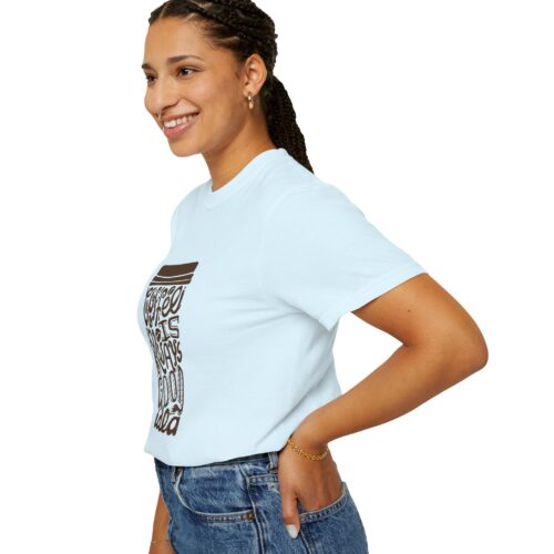 Graphic coffee lover tshirt - Fun, Soft Gift - Image 5