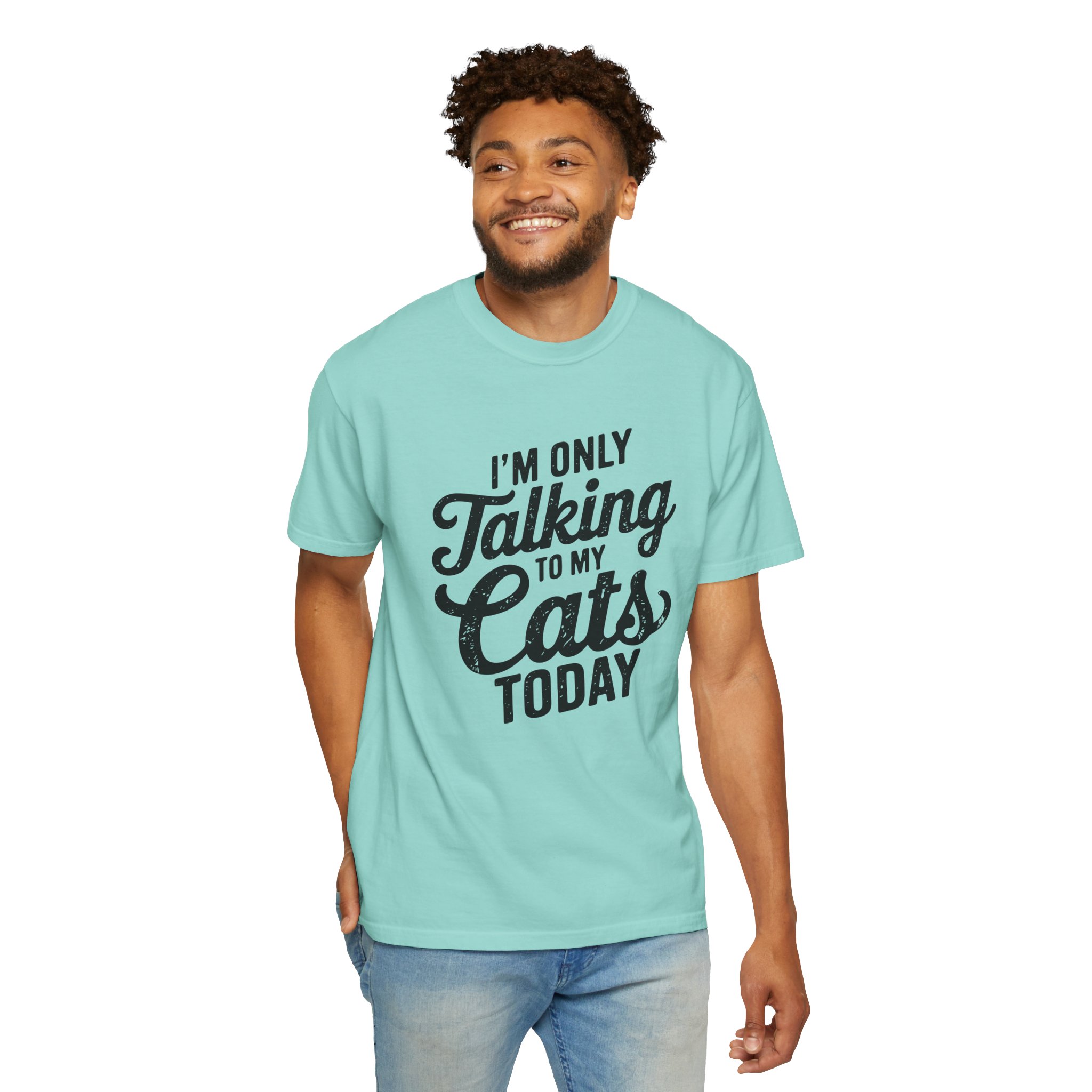 b2 - 5.9 - I’m Only Talking to My Cats Today T-Shirt – Funny Cat Lover Graphic Tee for Introvert Humor & Cozy Pet Lover Vibes. - Image 30