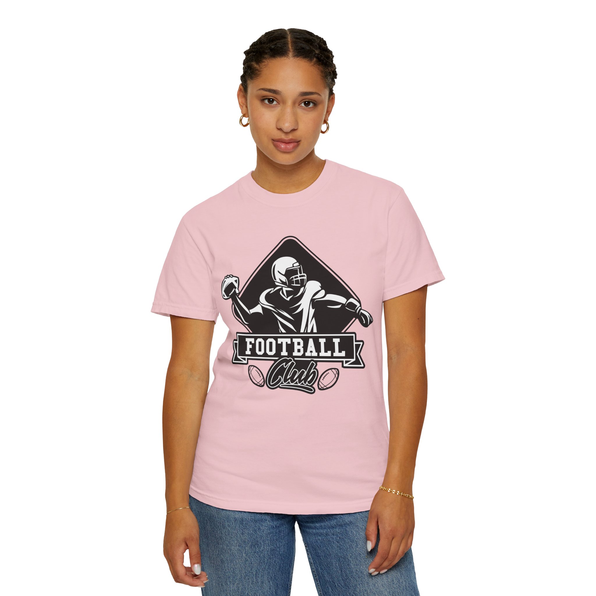 C - 16.15b - Football Club Unisex Garment-Dyed T-shirt | Casual Sportswear, Gift for Football Fans, Team Apparel, Perfect for Game Days. - Image 52