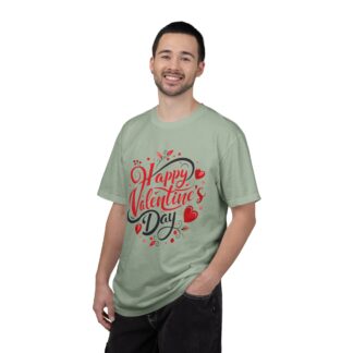 Happy Valentine’s Day Heart Design T-Shirt – Romantic Valentine Graphic Tee for Couples, Love Gift & Festive Wear. - Image 18