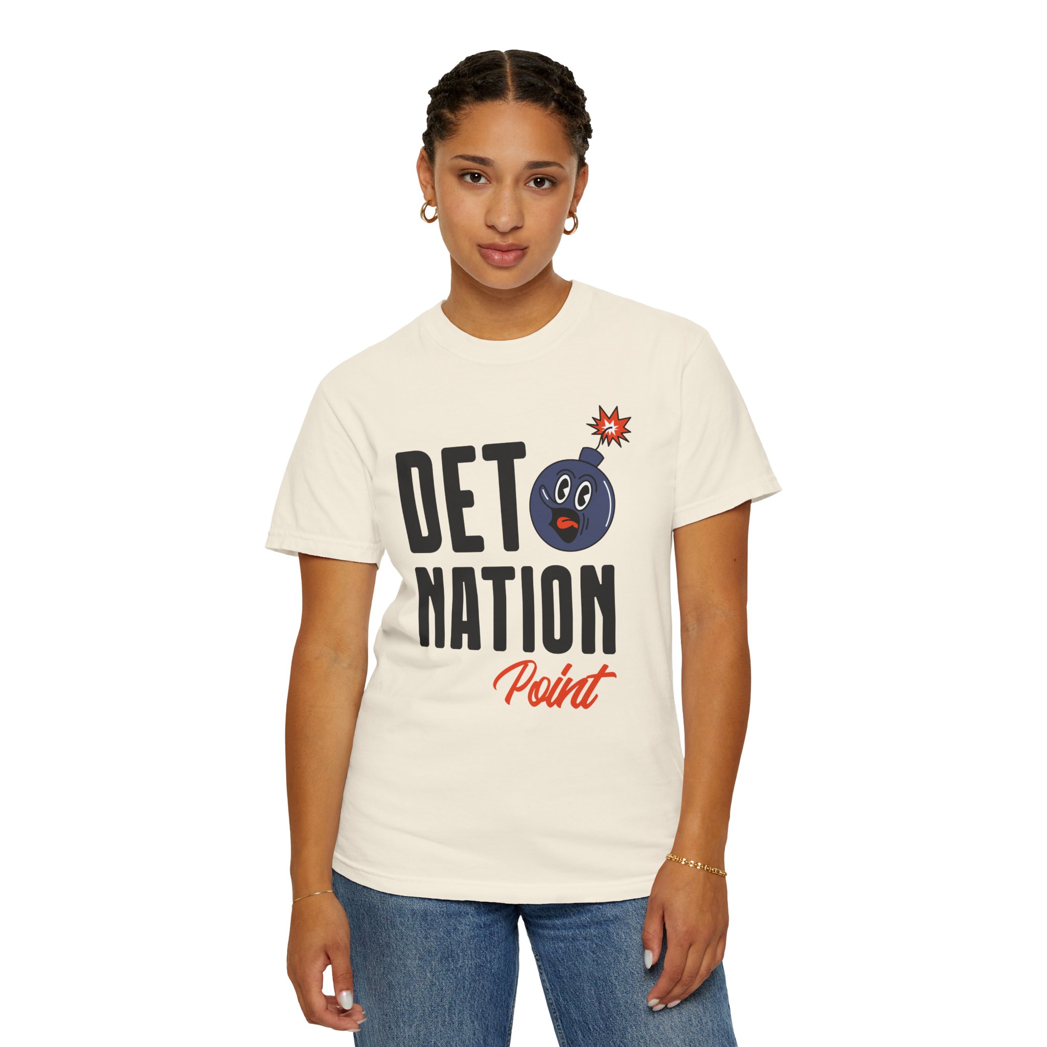 Detroit Nation Point T-Shirt – Bold Sports Fan Graphic Tee for Detroit Fans & Streetwear Style. - Image 12