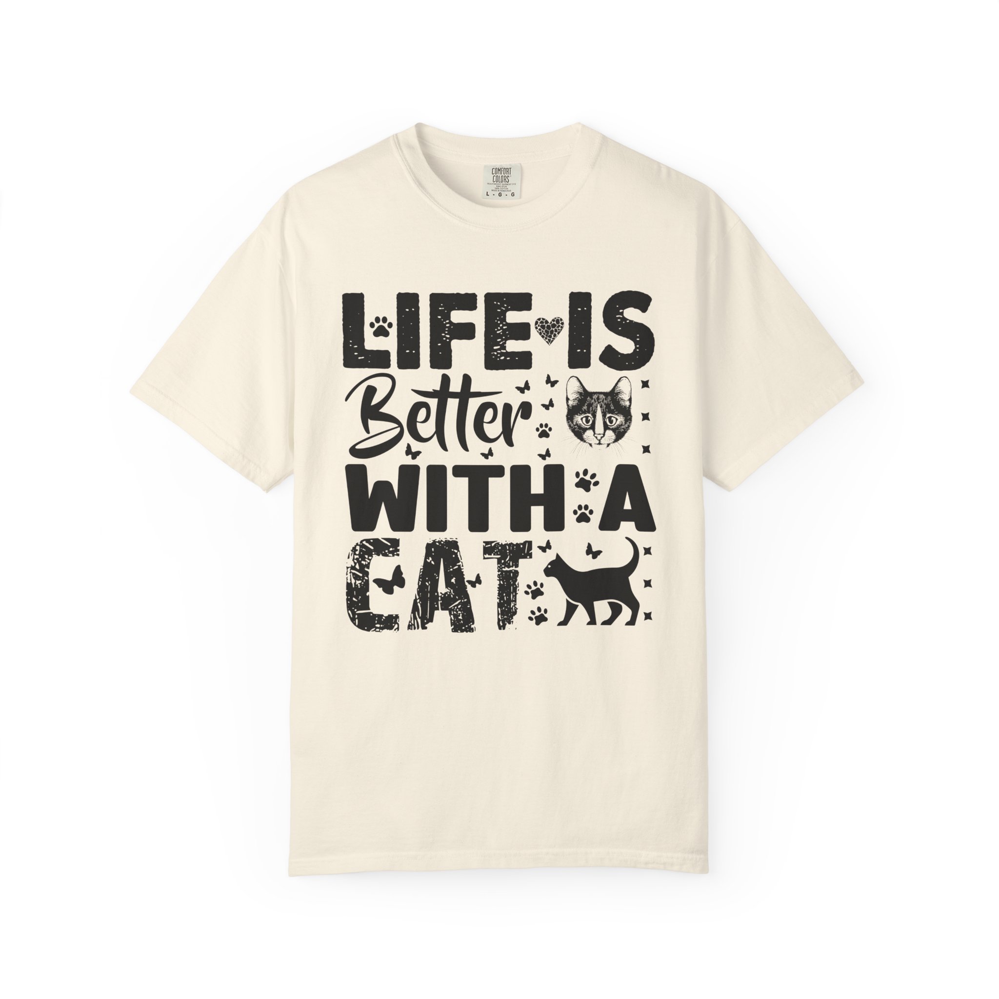 C - 5.18 - Life Is Better With A Cat lover T-Shirt. - Image 17