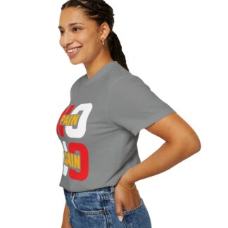 Stylish Motivational Quote T-shirt - No Pain No Gain Graphic Unisex Tee - Image 5