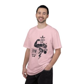 Gym Sports Club Workout T-Shirt – Dumbbells & Kettlebell Graphic Tee for Strength Training & Active Fitness Style. - Image 50