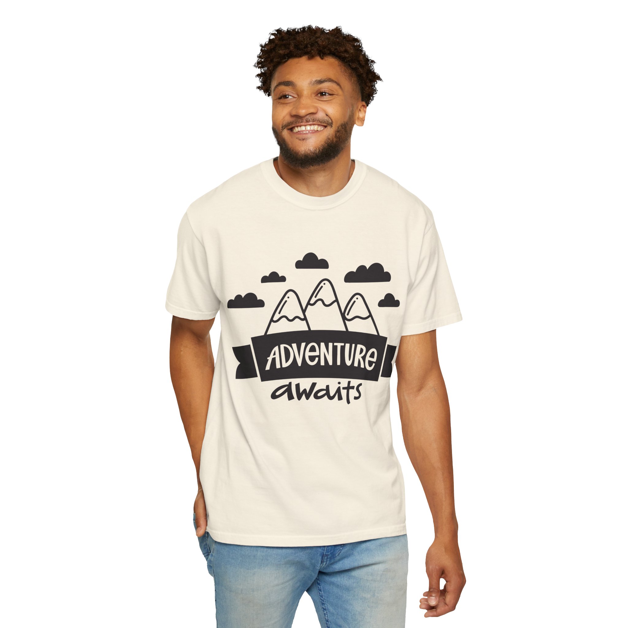 C - 14.4a - Adventure Awaits Unisex Garment-Dyed T-shirt | Nature Lover Tee, Outdoor Shirt, Travel Apparel, Gift for Explorers, Adventure Clothing. - Image 22
