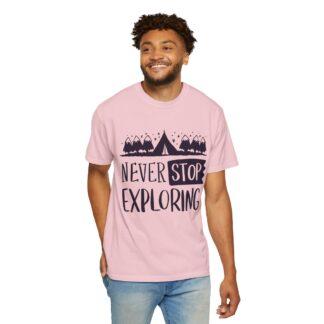 Adventure-Ready Garment-Dyed T-Shirt | Never Stop Exploring Graphic Tee, Camping Shirt, Travel Apparel, Nature Lover Gift. (Copy) - Image 54