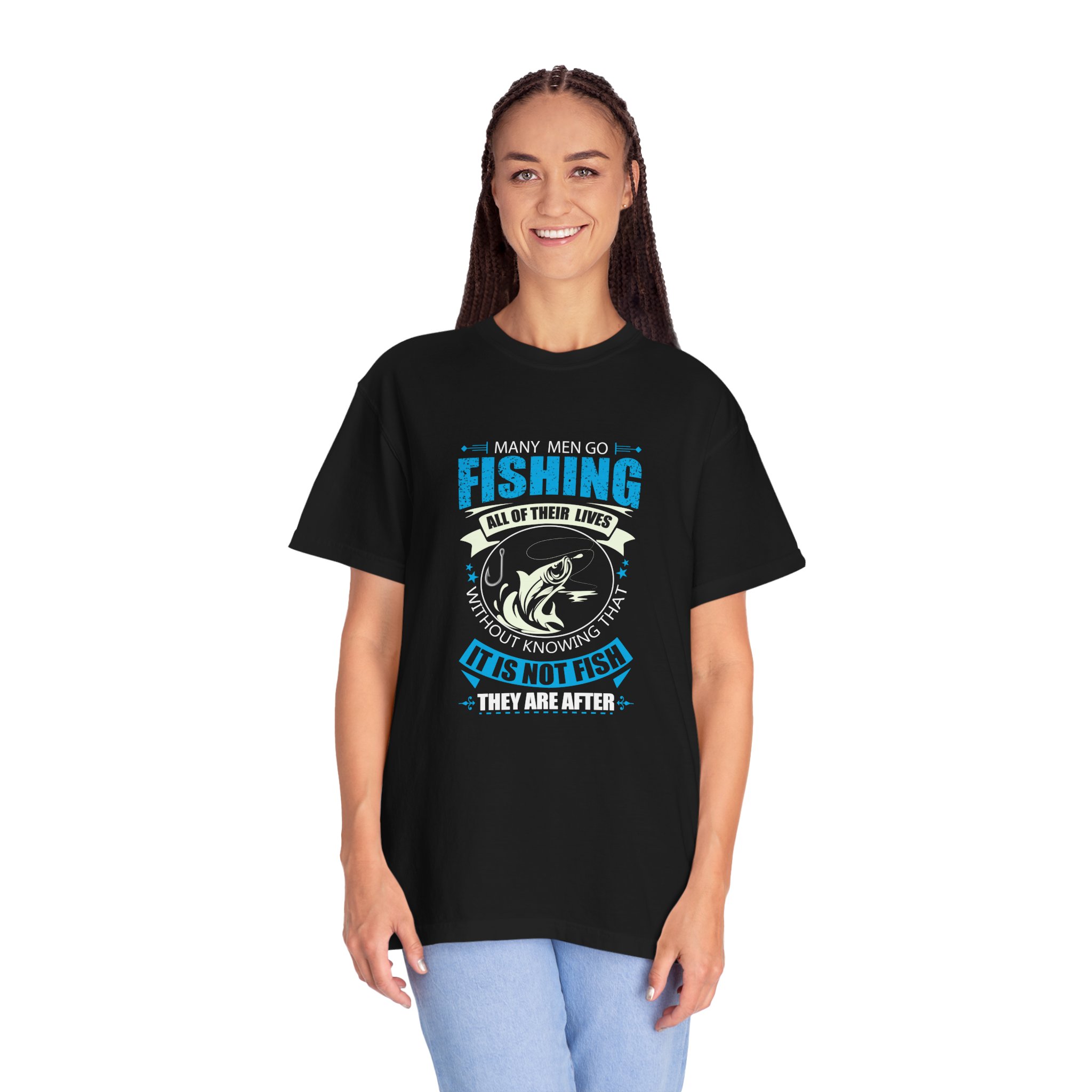 Fishing Enthusiast T-Shirt, Unisex Fishing Shirt, Angler Gift, Outdoor Apparel, Casual Wear, Birthday Gift. - Image 3