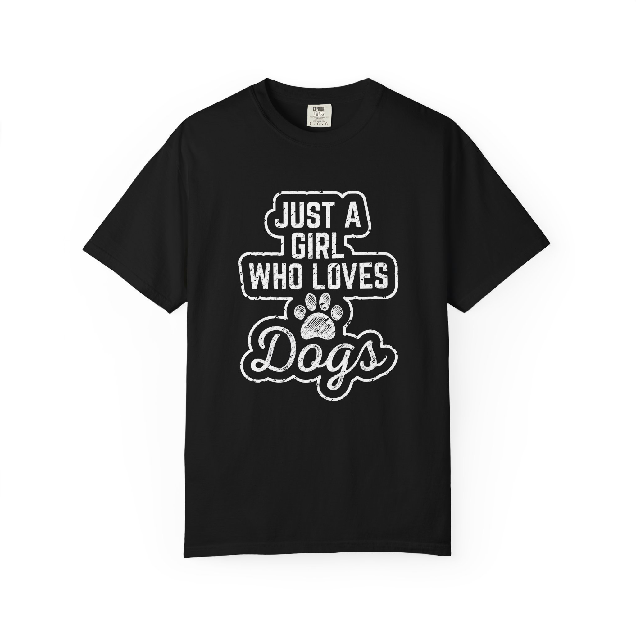 b2 - 4.3- Just a Girl Who Loves Dogs T-Shirt – Cute Dog Lover Graphic Tee for Pet Lovers & Everyday Casual Style. - Image 25