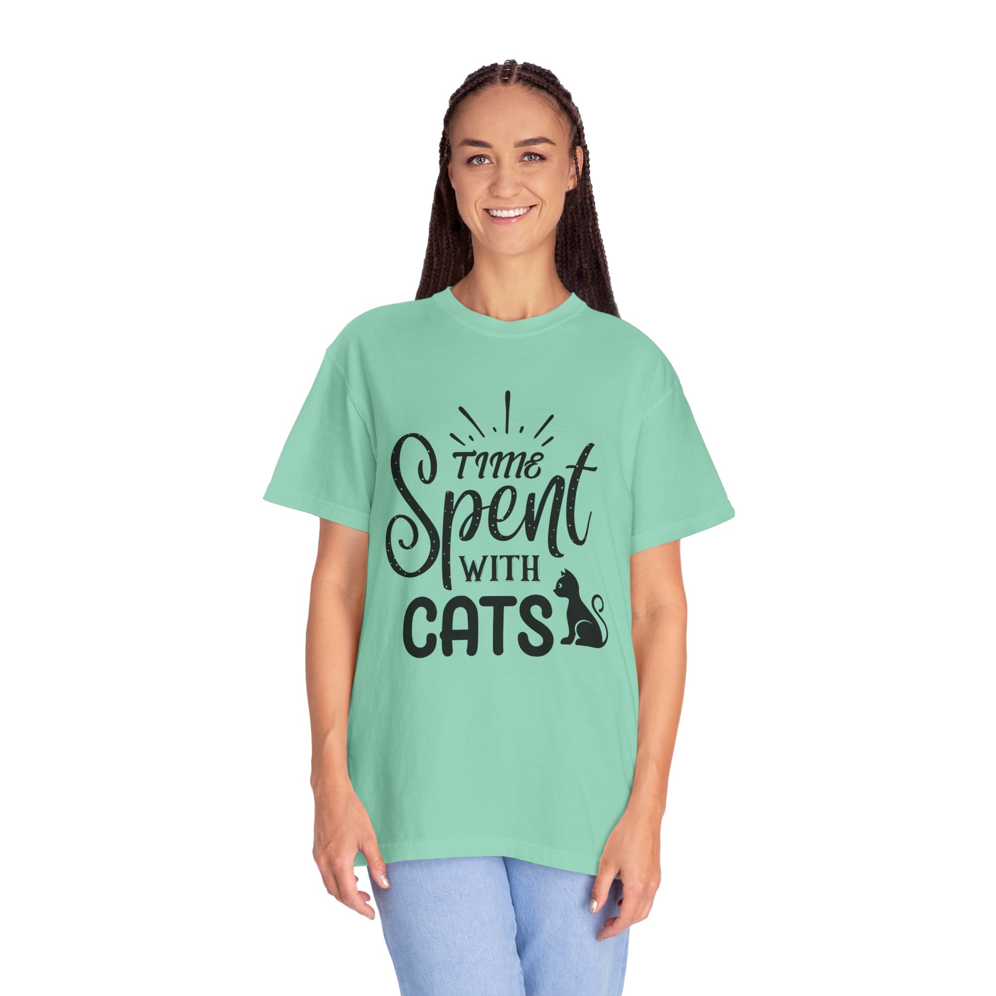 b2 - 5.13 - Time Spent with Cats T-Shirt – Heartwarming Cat Lover Graphic Tee for Cozy Moments & True Pet Love. - Image 35