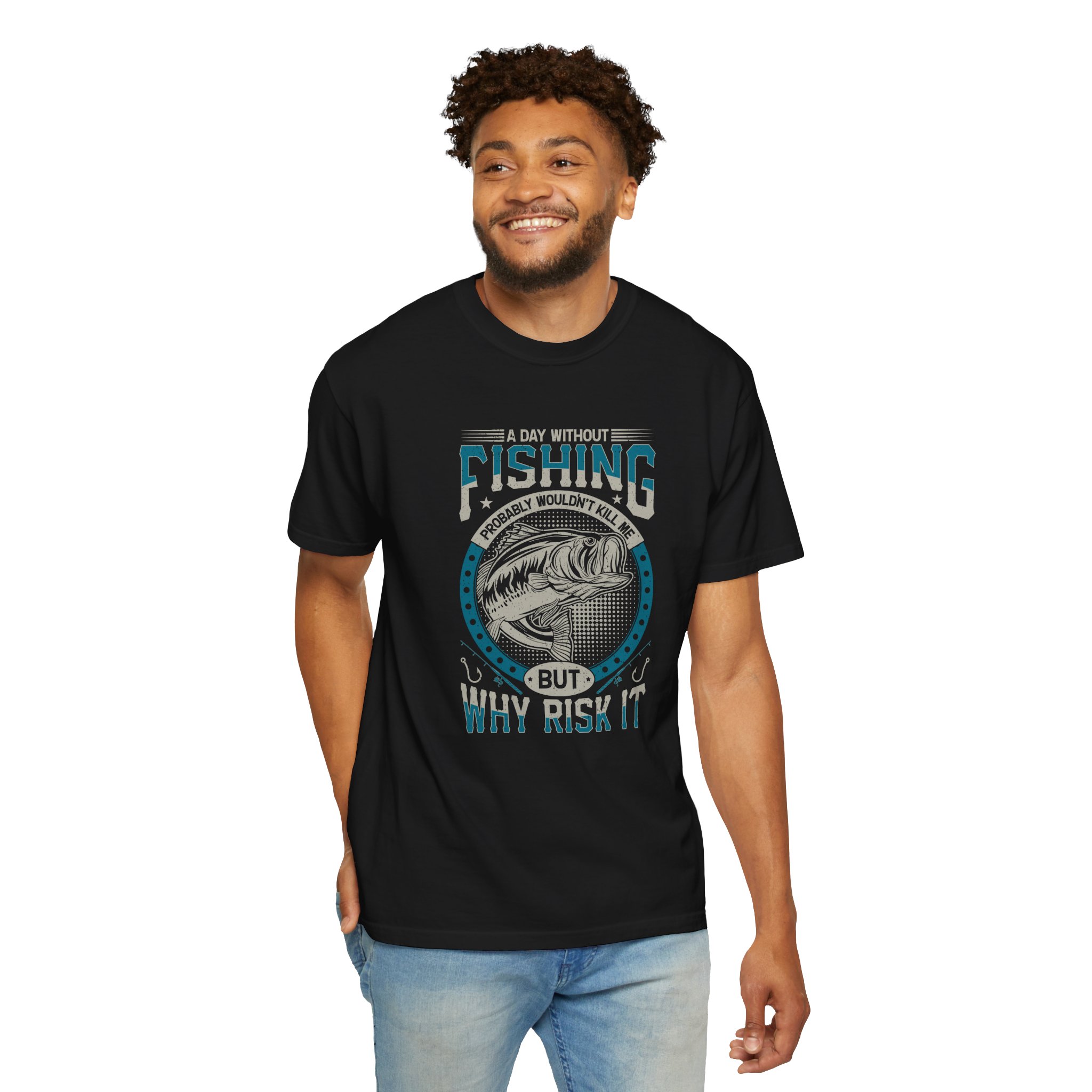 Fishing Adventure T-Shirt, Funny Fishing Tee, Outdoor Gift, Father's Day Shirt, Unisex Casual Top. - Image 6