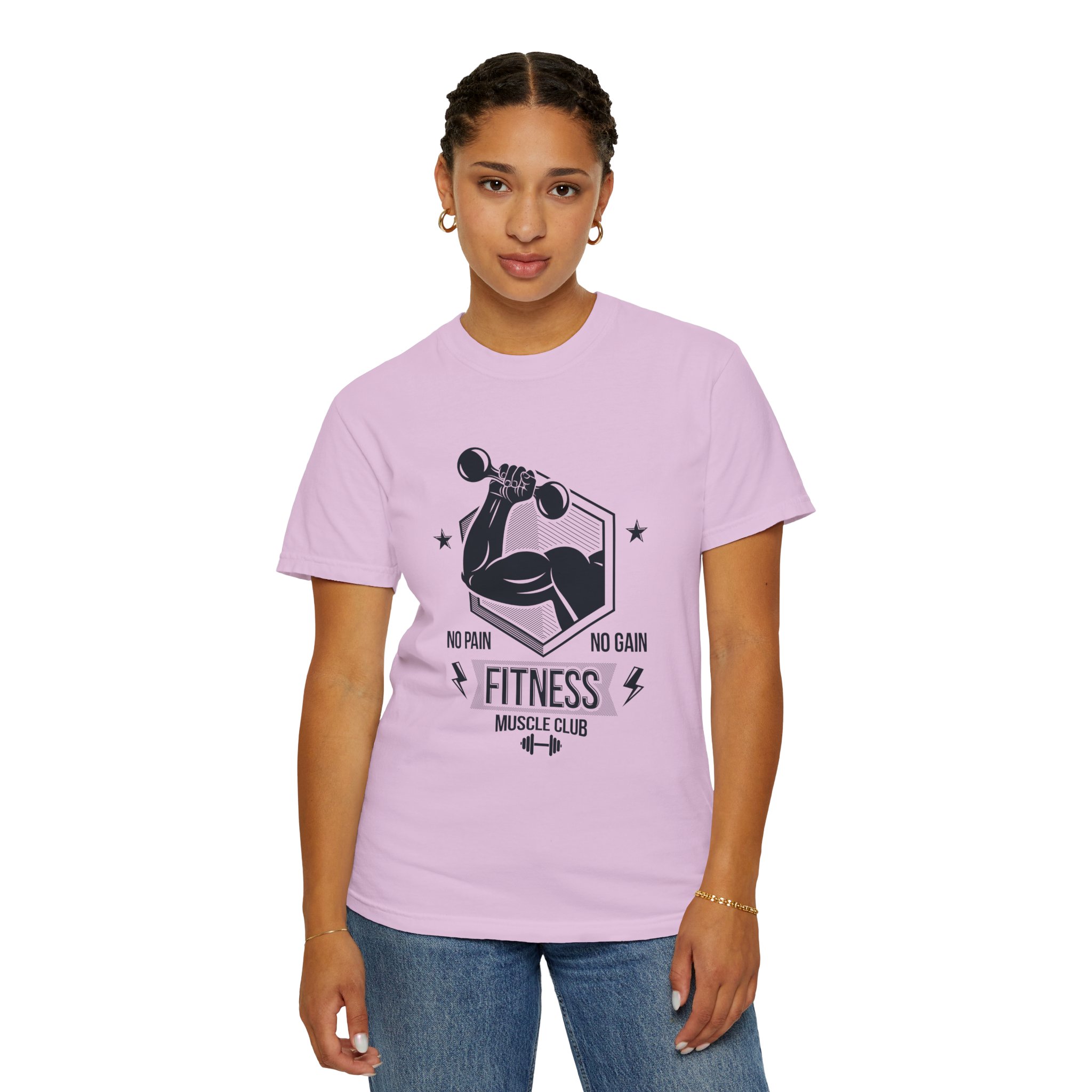 Fitness Muscle Club T‑Shirt — "No Pain No Gain" Gym Workout Tee. - Image 44