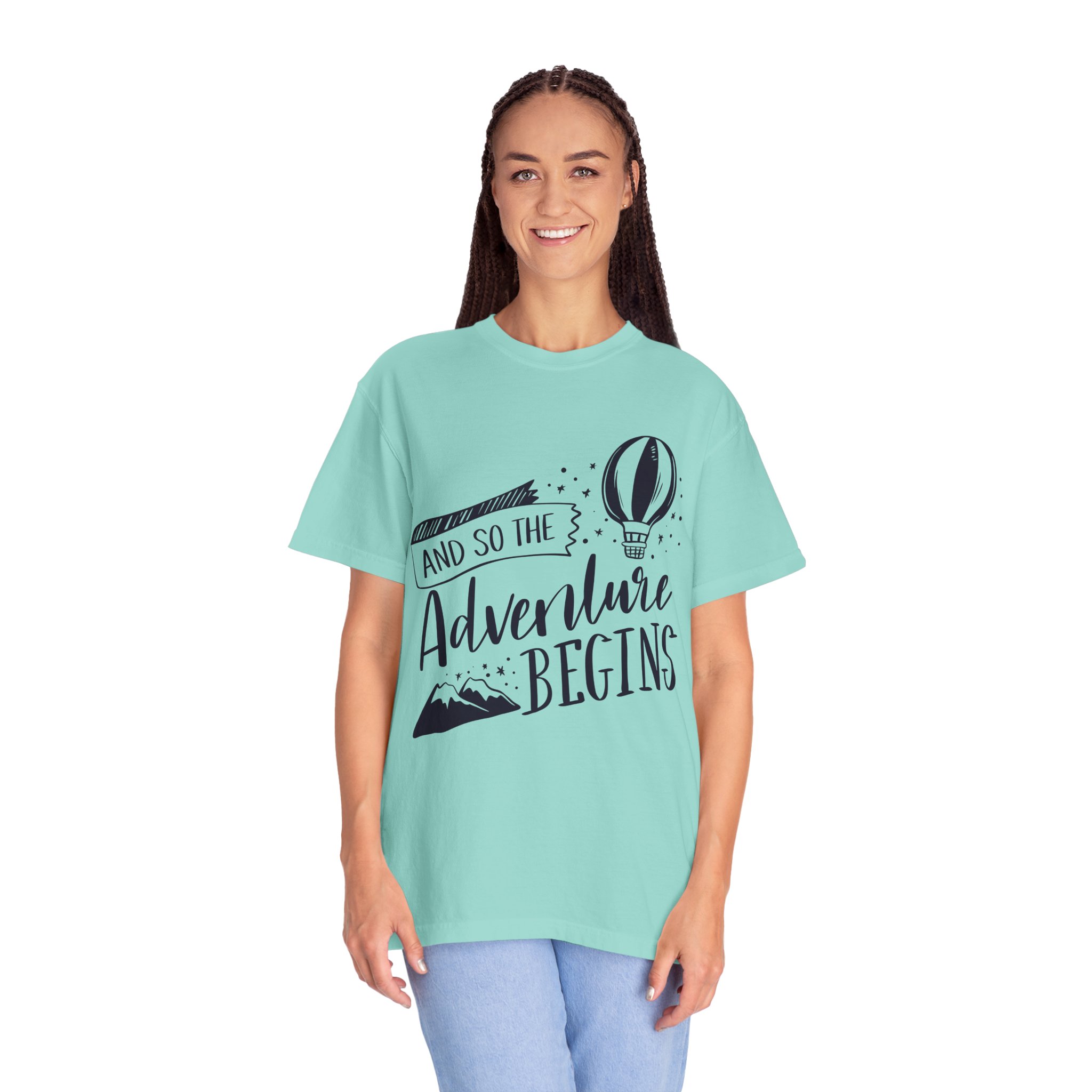 C - 14.1b - Adventure Begins Unisex T-Shirt, Travel Tee, Gift for Wanderlust, Adventure Apparel, Casual Wear, Explorer Top. - Image 35