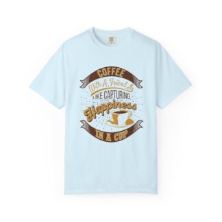 Vintage coffee lover tshirt for Coffee Moments - Capturing Happiness In a Cup Unisex Tee - Image 33