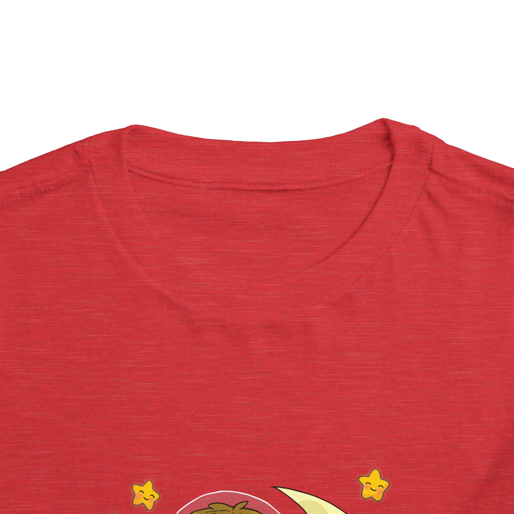 Cute Astronaut on Crescent Moon Toddler T-Shirt – Fun Space Adventure Graphic Tee for Kids, Boys & Girls. - Image 4