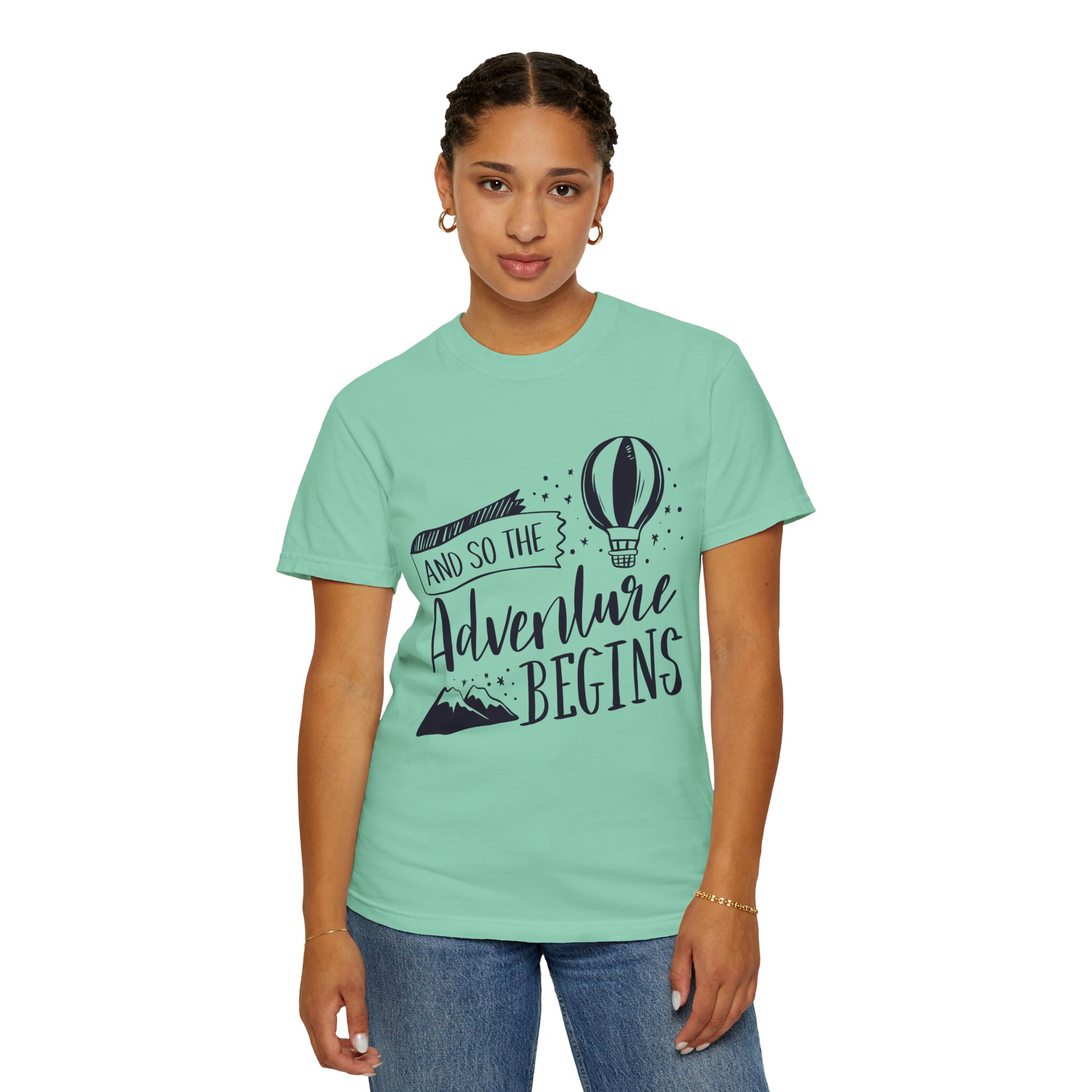 C - 14.1b - Adventure Begins Unisex T-Shirt, Travel Tee, Gift for Wanderlust, Adventure Apparel, Casual Wear, Explorer Top. - Image 28