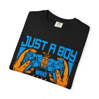 Game Controller T Shirt for Young Gamers - Just a Boy Who Loves Video Games Unisex Tee - Image 31