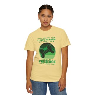 I Leave My Room So Here I Am T-Shirt – Retro Green Gamer Controller Tee for Video Game Lovers & Gamers. - Image 20