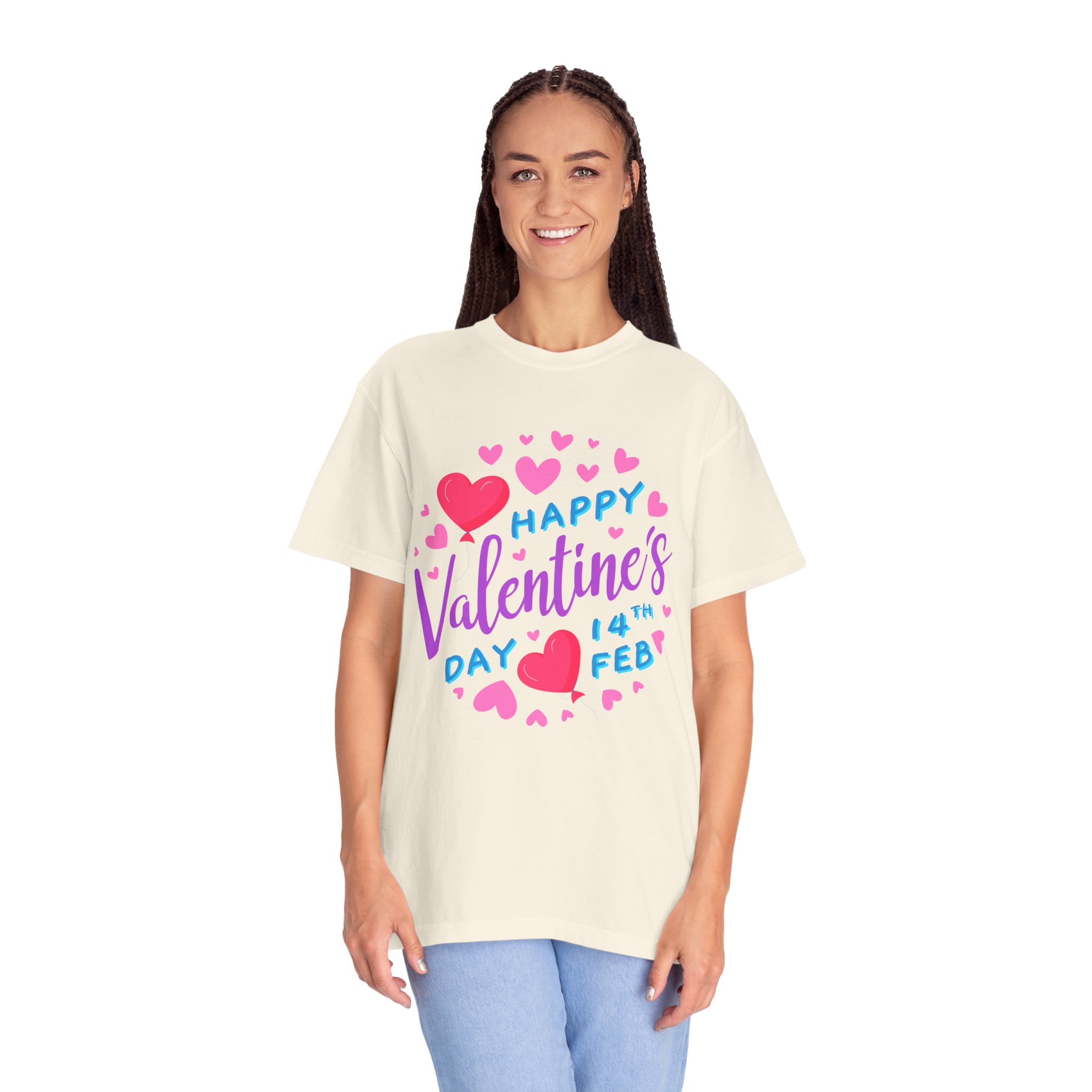b2 - 8.1 - Happy Valentine’s Day 14th Feb T-Shirt – Cute Heart Graphic Tee for Love, Romance & Festive Celebration. - Image 11