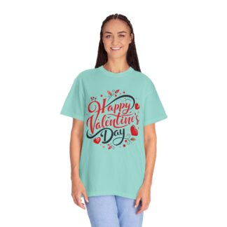 Happy Valentine’s Day Heart Design T-Shirt – Romantic Valentine Graphic Tee for Couples, Love Gift & Festive Wear. - Image 35