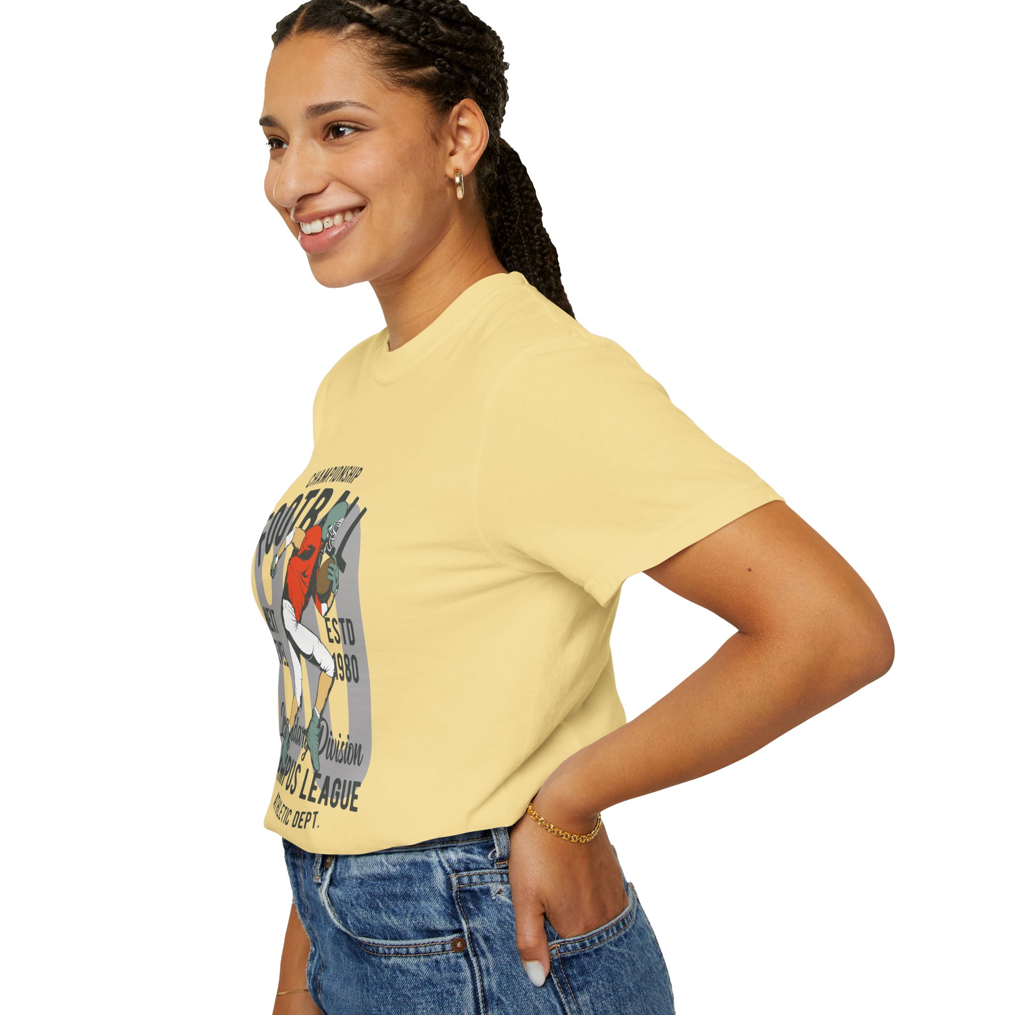 C - 16.20 - Football Campus League Unisex T-Shirt, Sporty Tee, Athletic Gift, Game Day Shirt, Casual Wear, Unisex Fashion. - Image 21