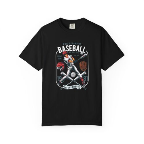 World Champion Baseball T-Shirt, Vintage Sports Tee, Unisex Apparel, Perfect Gift for Sports Fans, Ideal for Tournaments, Casual Wear.