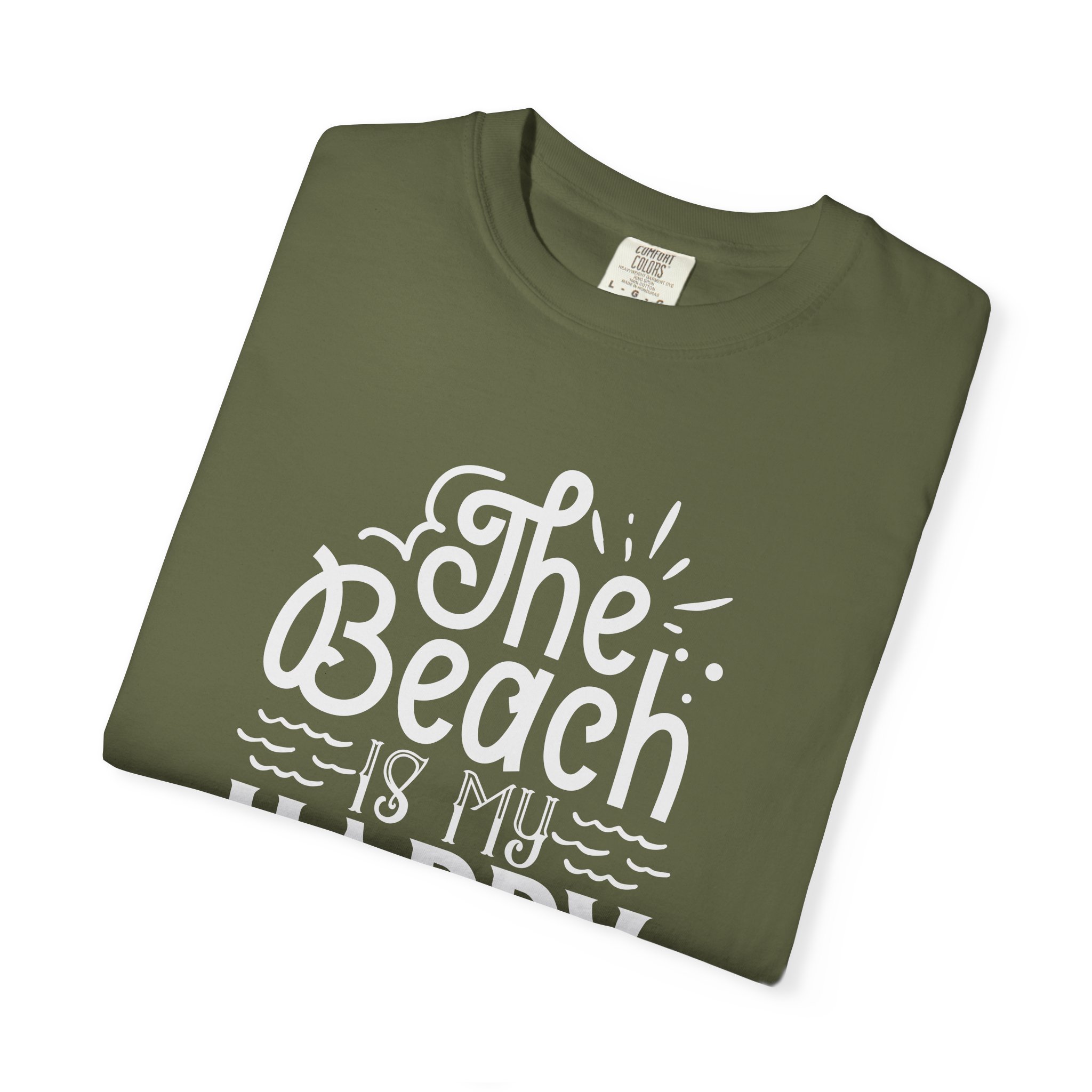 C - 13.6 - Beach-Themed Garment-Dyed T-Shirt, Perfect for Summertime, Vacation Wear, Casual Outings, Gifts for Sunshine Lovers. - Image 31
