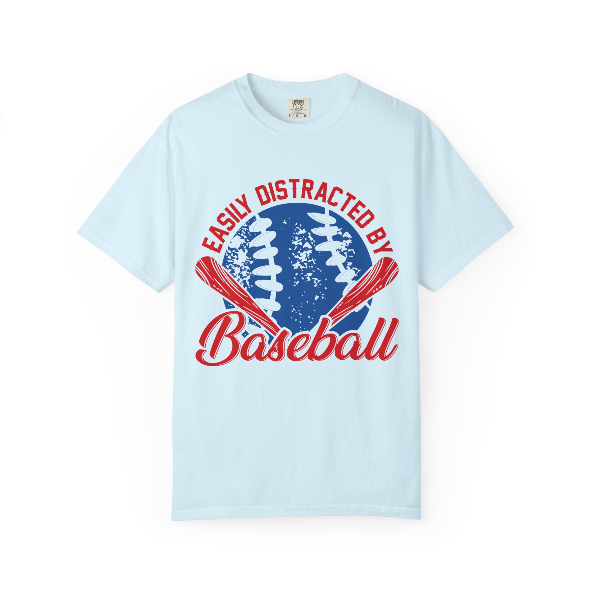 Unisex Baseball T-Shirt - Easily Distracted by Baseball, Sporty Tee, Gift for Baseball Lovers, Summer Wear, Casual Apparel. - Image 33