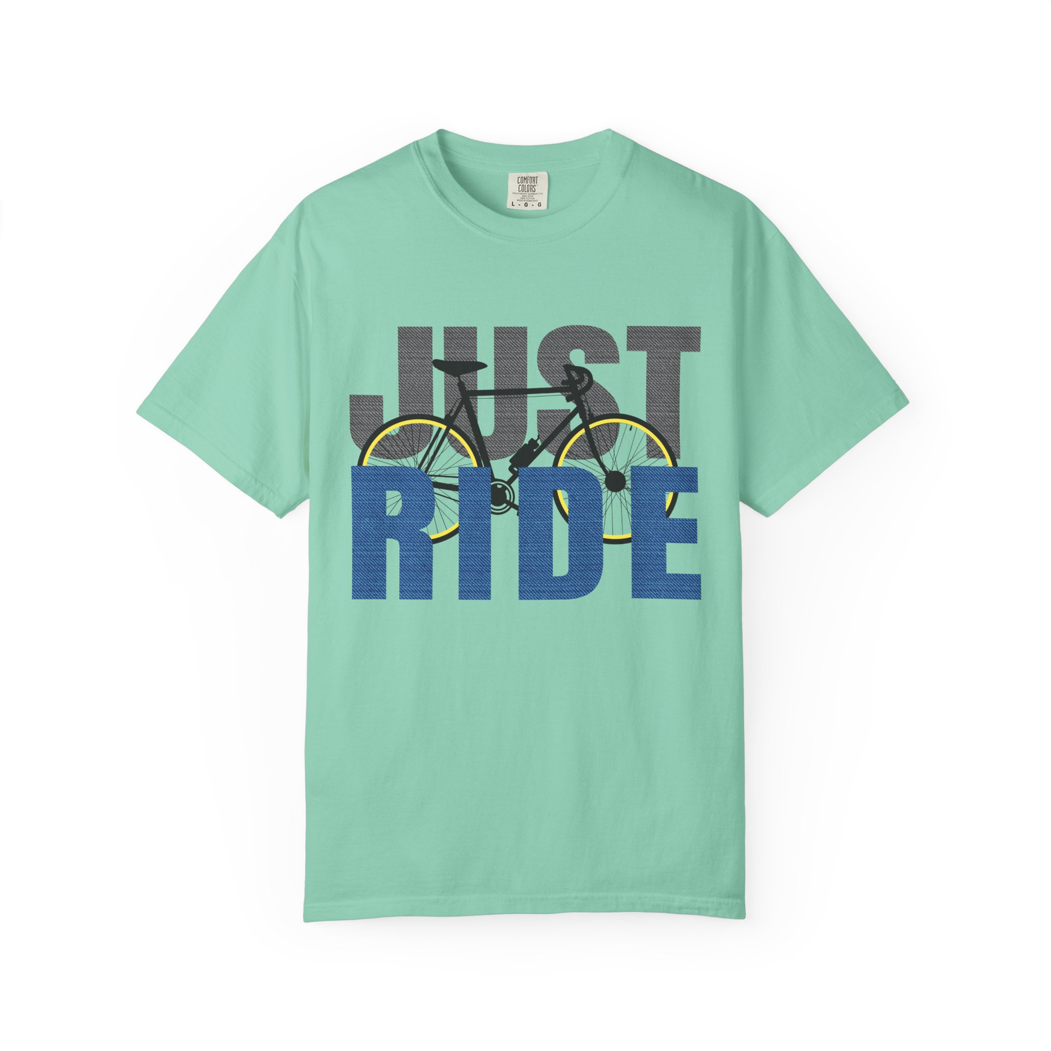 Unisex Cycling T-shirt, Just Ride Graphic Tee, Sporty Casual Wear, Cycling Gift, Active Lifestyle Apparel, Bike Lover Shirt. - Image 25