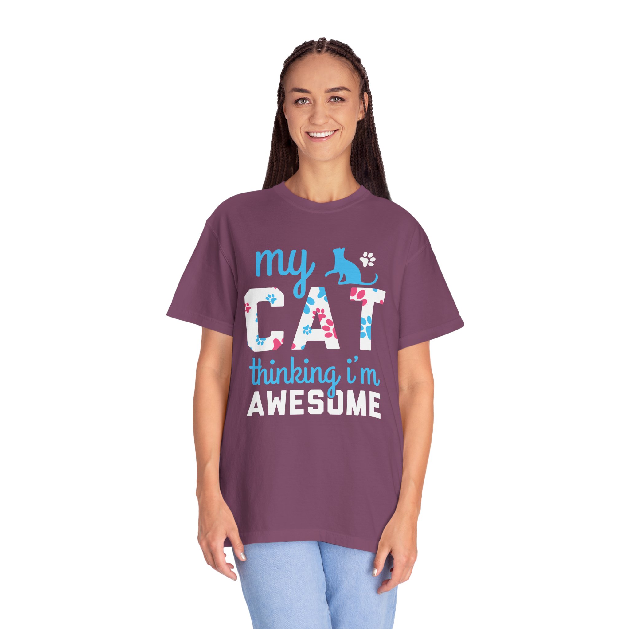 My Cat Thinking I'm Awesome T-Shirt — Funny Cat Lover Tee. - Image 35