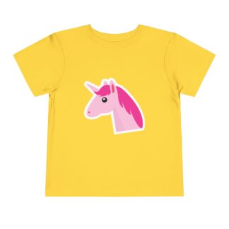 Pink Unicorn Toddler T-Shirt – Cute Magical Horse Graphic Tee for Kids, Boys & Girls.