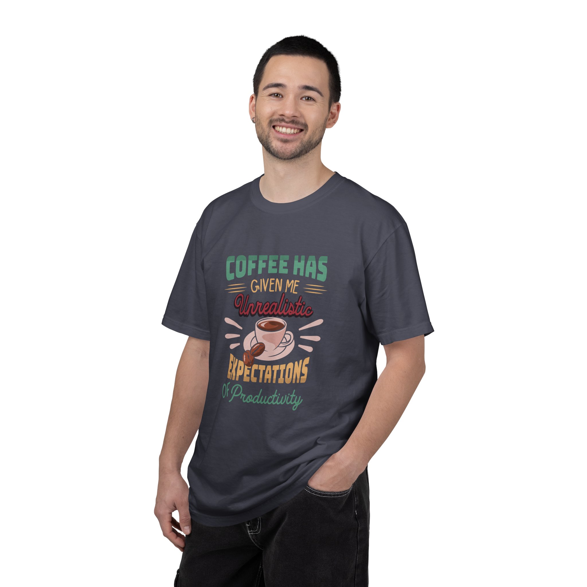 Funny Coffee T-Shirt, Unisex Garment-Dyed Tee, Gift for Coffee Lovers, Casual Wear. - Image 26