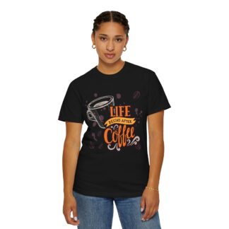 Coffee drinkers t-shirt – Life Begins After Coffee - Image 52