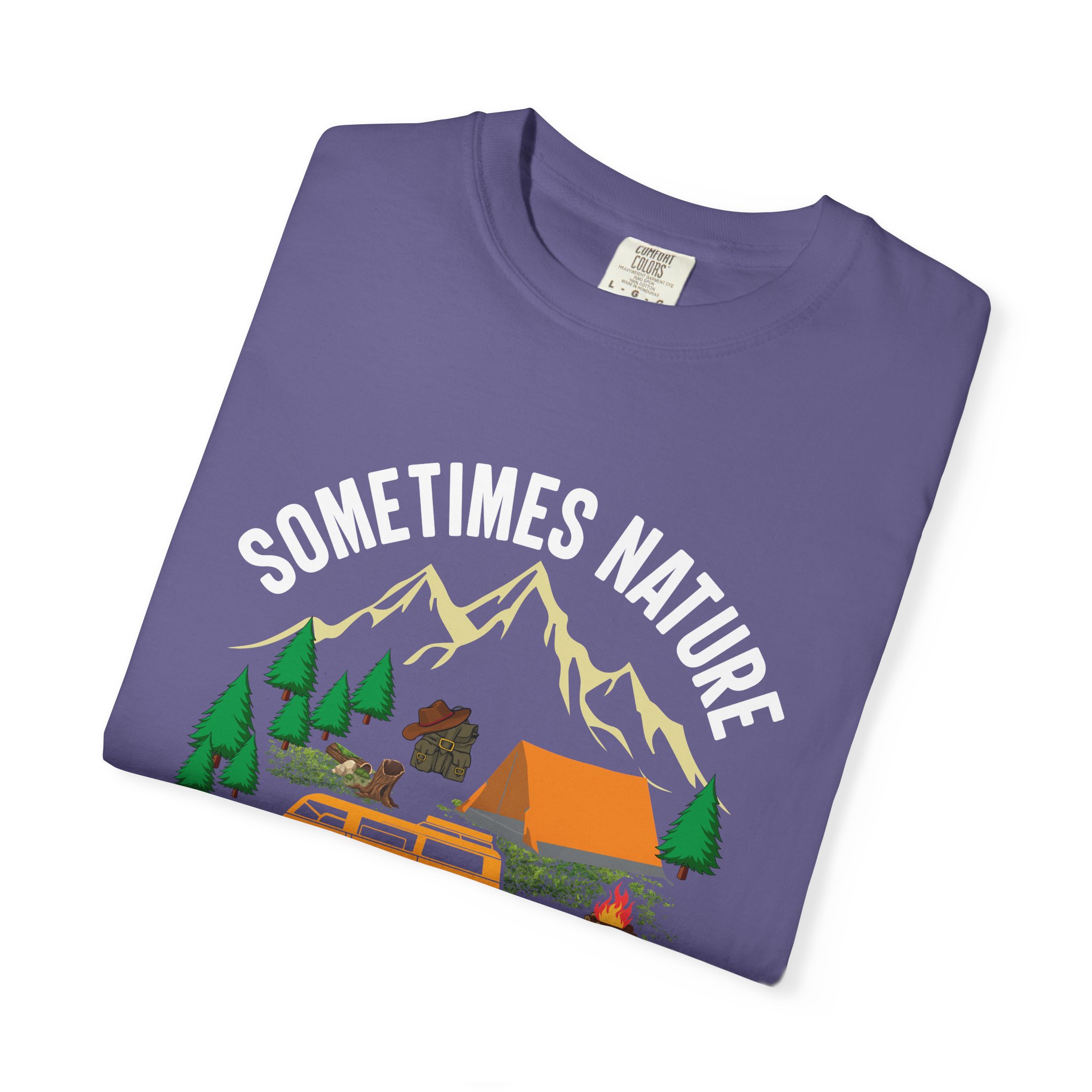 Adventure Awaits Unisex T-Shirt - Perfect for Camping, Nature Lovers, Outdoor Enthusiasts, Summer Festivals, Unique Gift Idea. - Image 47