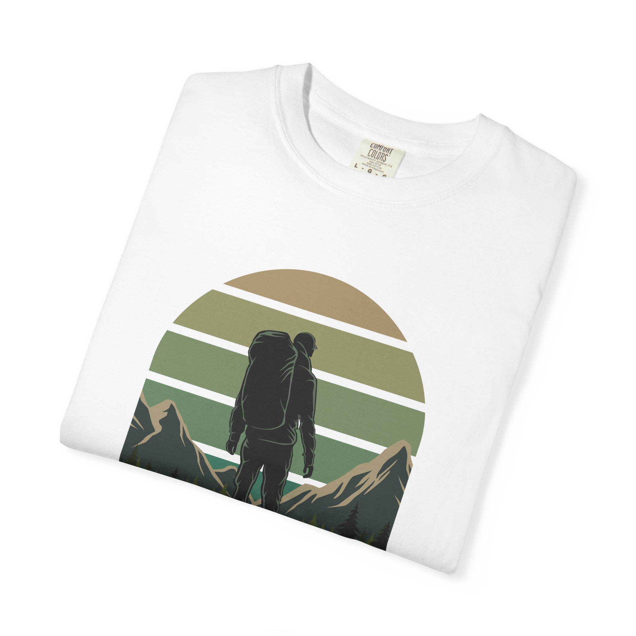 Adventure Mountain Hike T-Shirt | Unisex Garment-Dyed Tee | Nature Lover Gift | Outdoor Adventure Apparel | Hiking Outfit. - Image 7