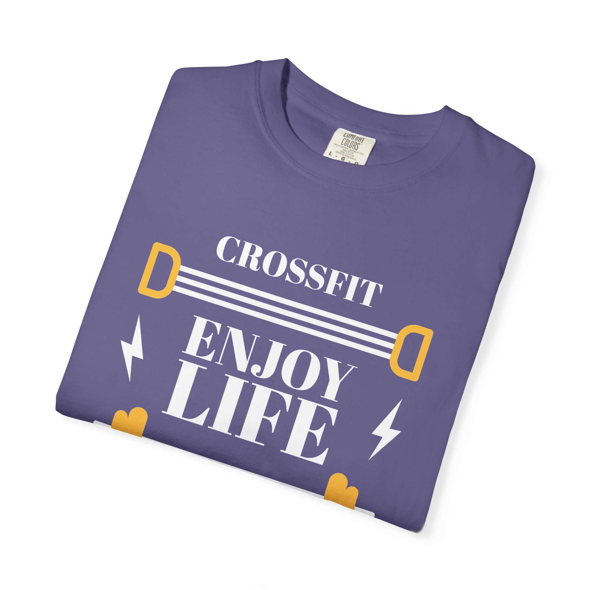 CrossFit Motivational T-Shirt, Unisex Workout Tee, Gym Apparel, Fitness Gift, Enjoy Life It's Just One. - Image 39