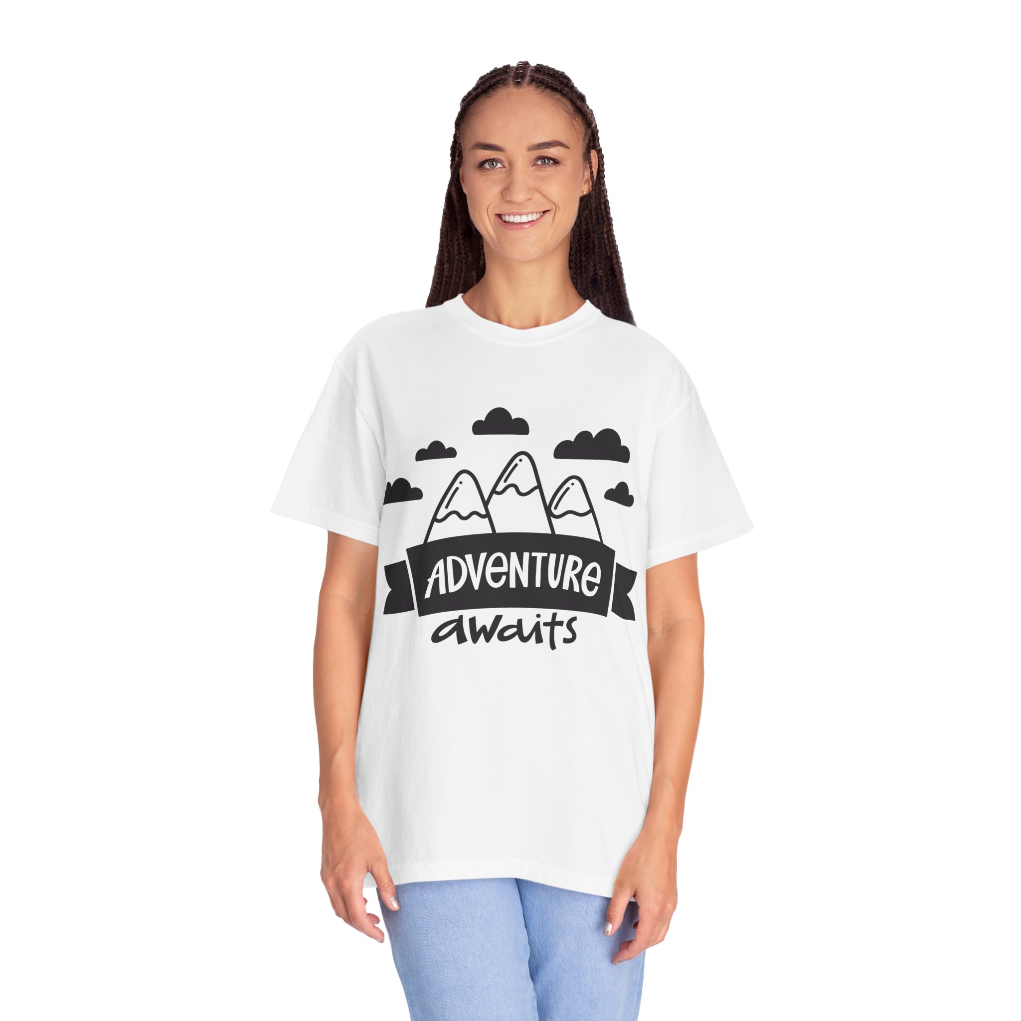 C - 14.4a - Adventure Awaits Unisex Garment-Dyed T-shirt | Nature Lover Tee, Outdoor Shirt, Travel Apparel, Gift for Explorers, Adventure Clothing. - Image 11