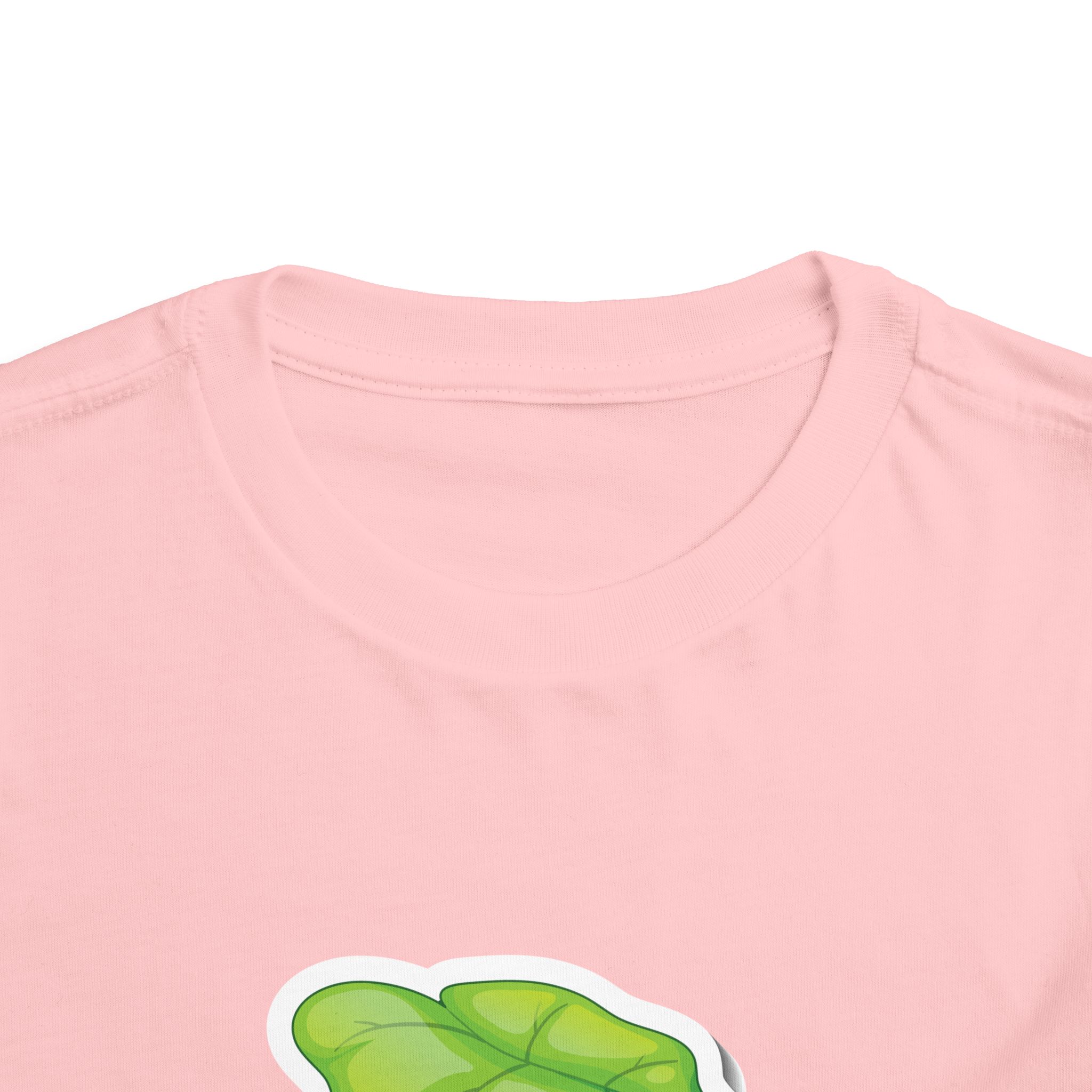 Cute Chick with Leaf Toddler T-Shirt – Adorable Baby Bird Graphic Tee for Kids, Boys & Girls. - Image 4