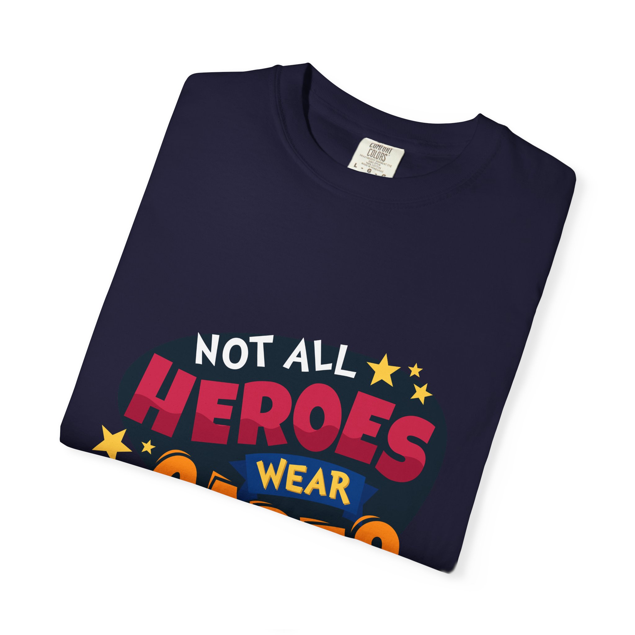 Heroic Message T-shirt for Everyday Wear, Unisex Gift, Casual Style, Great for Superhero Fans Tee. - Image 15