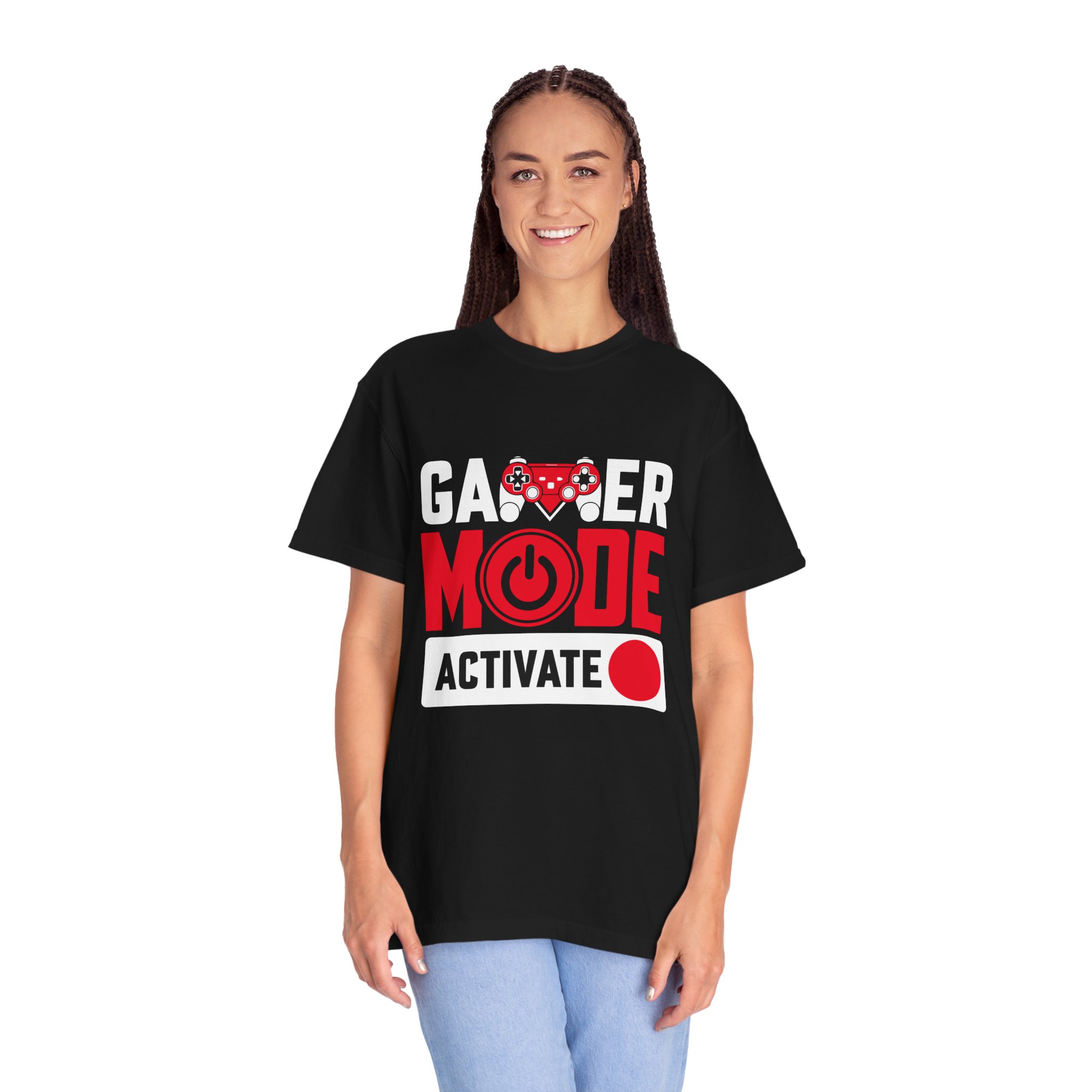 Gamer Mode Unisex T-Shirt - Fun Gift for Gamers, Retro Video Game Tee, Casual Graphic Shirt, Perfect for Gaming Events. - Image 3